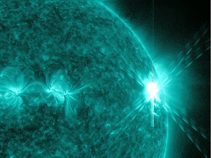 Massive_X-Class_Solar_Flare PNG Solar flare.