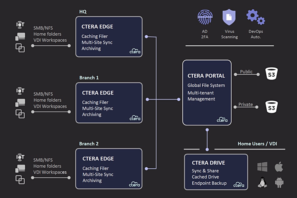 CTERA graphic